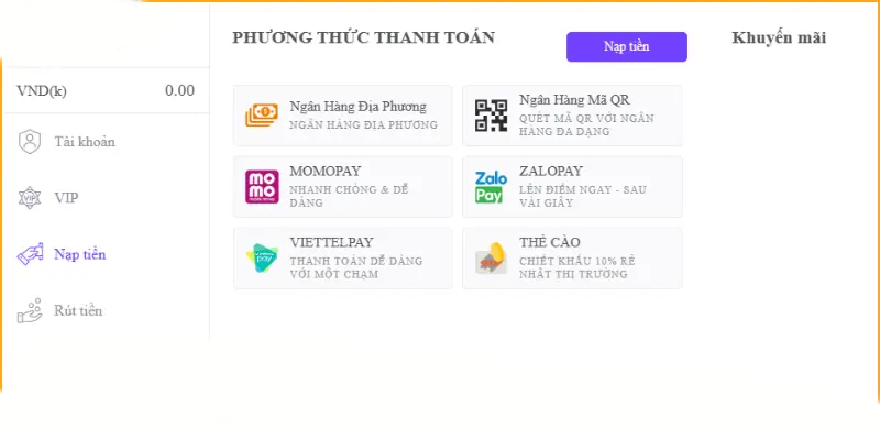 nạp tiền bet88